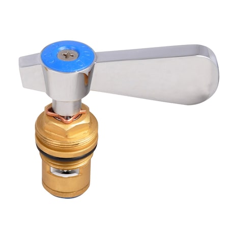 Bk Resources Handle & Valve Kit, Optiflow, 'Cold' Valve With Handle BKF-CV-H-G
